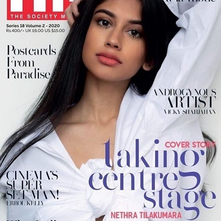 Nethra Tilakumara Wiki, Age, Boyfriend, Height, Family, Biography & Facts 15 Nethra Tilakumara on the cover page of magazine