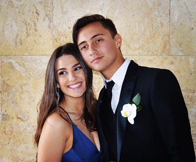 Nicholas Collins Wiki, Age (Phil Collins' Son) Biography & Facts 11 Nicholas Collins with his lover Isabella Cristina Serralles during prom