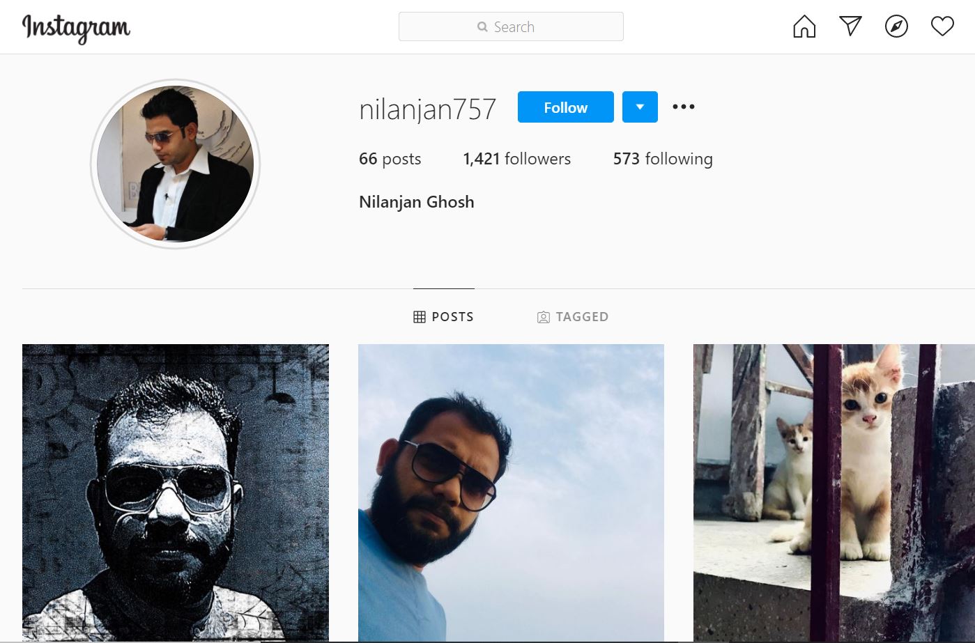 Nilanjan Ghosh (Iman Chakraborty's Husband) Wiki, Age, Biography & Facts 7 Nilanjan Ghosh Instagram account
