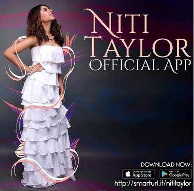 Niti Taylor started her official app
