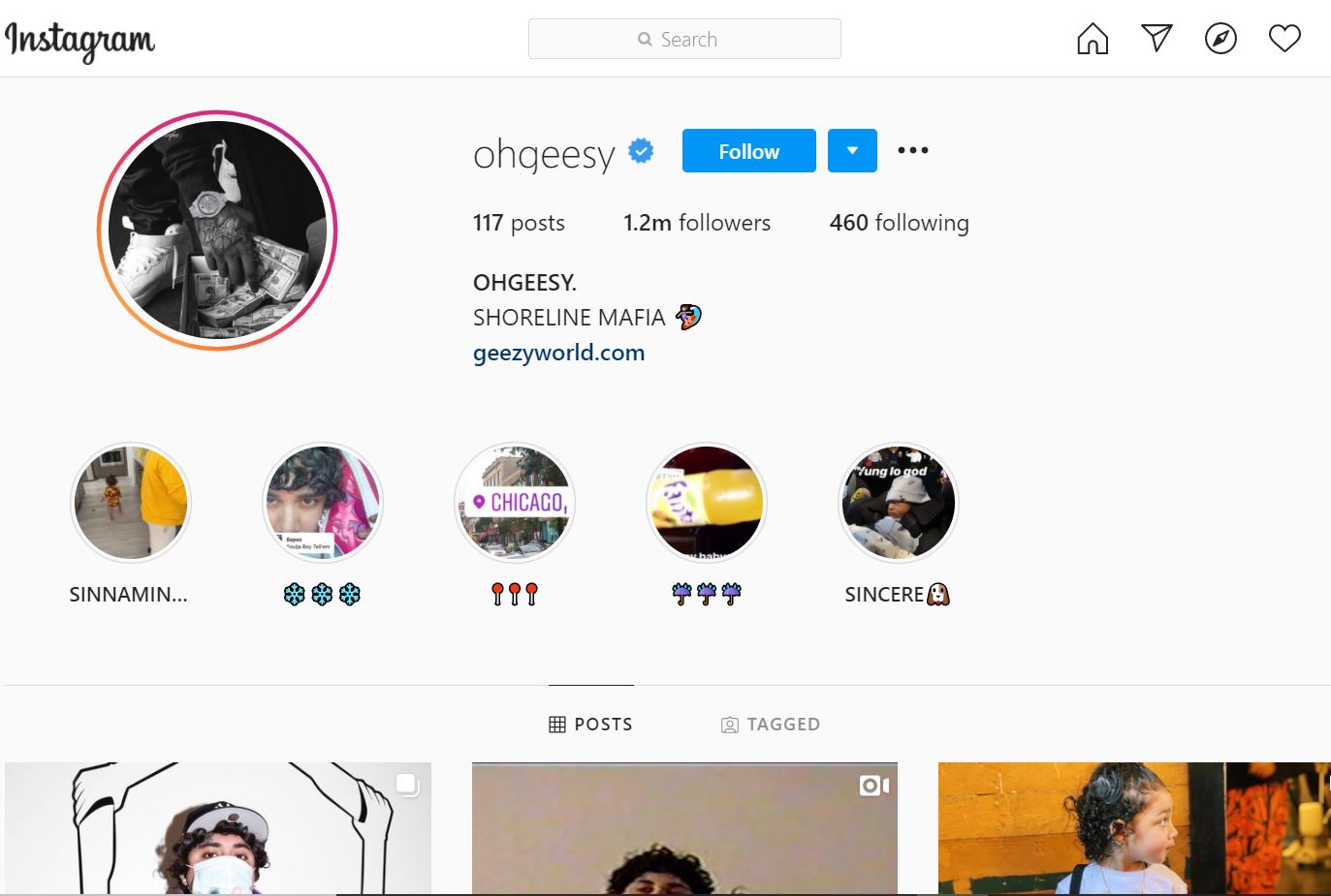 Ohgeesy Age, Height, Weight, Net worth, Girlfriend, Biography & Facts 13 Ohgeesy Instagram Page