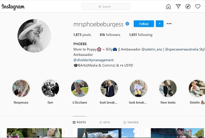 Phoebe Hooke Wiki, Age, Husband, Height, Family, Biography & Facts 17 Phoebe Hooke Instagram Page