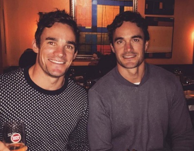 Thom Evans Age, Height, Weight, Wife, Girlfriend, Family, Biography & More 5 Thom Evans with his brother Max Evans