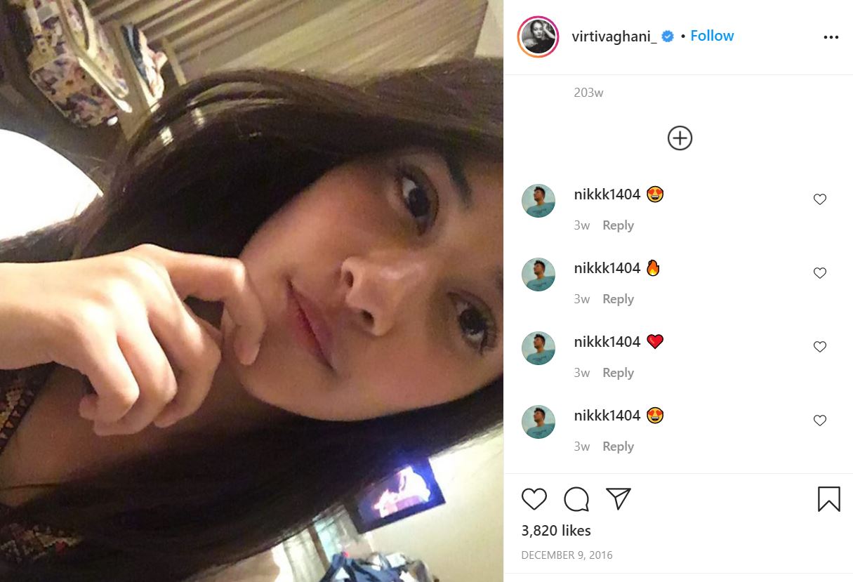 Virti Vaghani Wiki, Age, Height, Weight, Boyfriend, Biography & Facts 15 Virti Vaghani Instagram debut post