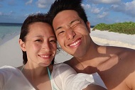 Yuka Mabuchi and her husband
