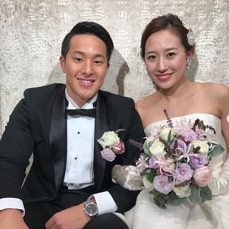 Yuka Mabuchi with her husband Daiya Seto