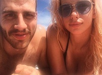 Alanah Pearce with her boyfriend Blaine Gibson