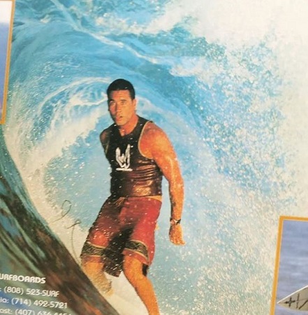 John Shimooka (Surfer) Wiki, Age, Wife, Height, Family, Biography & More 14 An old photo of John Shimooka during surfing