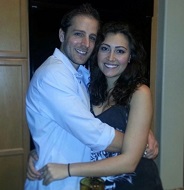 An old photo of Taylor Dooley with her partner Justin Cassotta