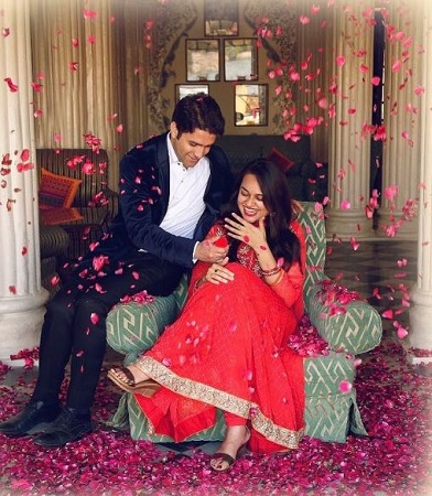 Athar Aamir Khan and Tina Dabi