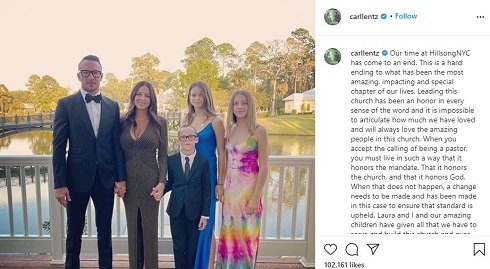 Carl Lentz Age, Wife, Net worth, Height, Family, Biography & More 7 Carl Lentz's Instagram post