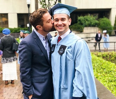 David Mack (Steve Kornacki’s Husband) Wiki, Age, Net worth, Biography & Facts 11 David Mack snapped with his boyfriend Michael Bauer during graduation ceremony