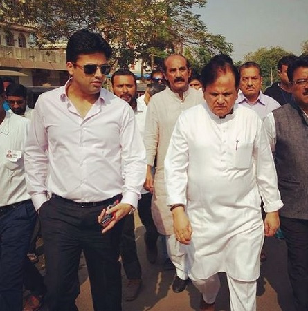 Faisal Patel: Wiki, Age, Wife, Caste, Family, Biography & More 9 Faisal Patel with his dad Ahmed Patel