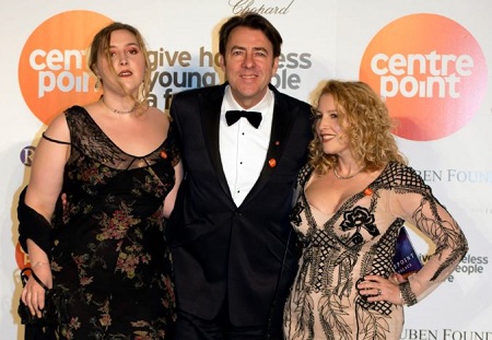 Honey Ross with her parents