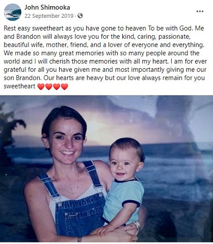 Lisa Shimooka: Wiki, Age, Husband, Family, Biography & More 12 John Shimooka's Facebook post