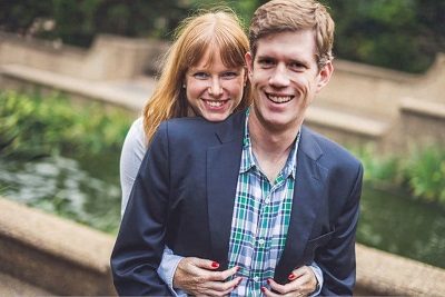 Kate Bedingfield: Wiki, Age, Husband, Height, Family, Biography & More 9 Kate Bedingfield with her husband David Kieve