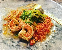 Landon Brown food
