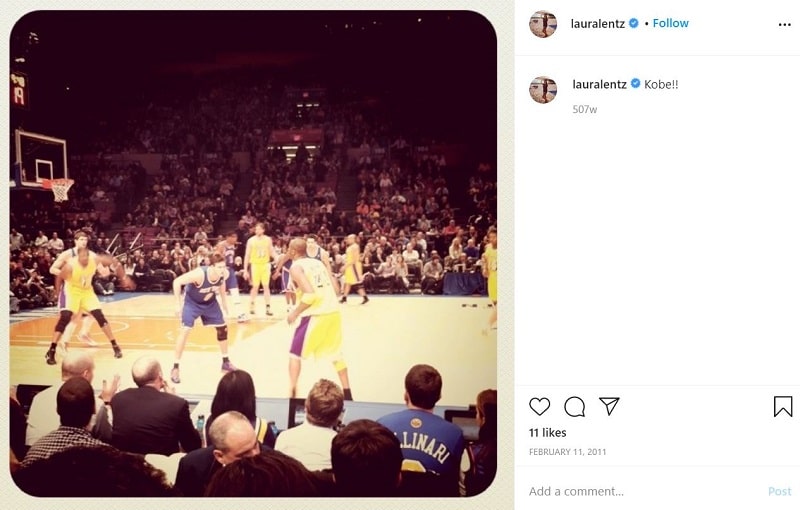 Laura Lentz Wiki (Carl Lentz's Wife) Age, Children, Biography & Facts 28 Laura Lentz is a fan of Kobe Bryant