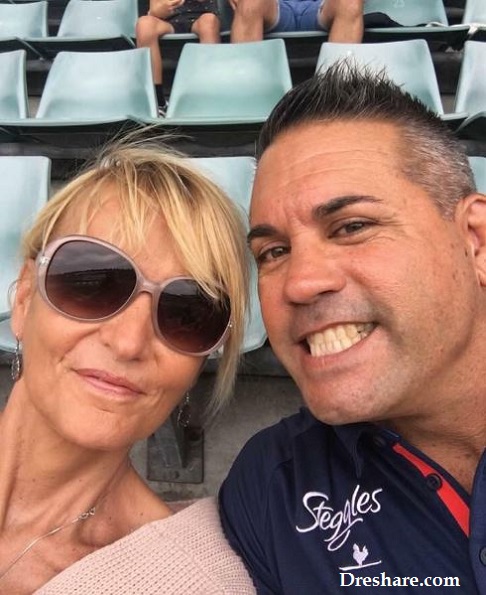 Lisa Shimooka with her spouse John Shimooka