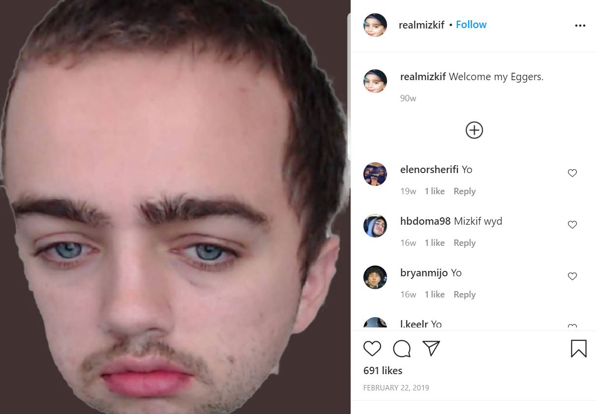 Mizkif: Age, Height, Weight, Girlfriend, Family, Biography & More 11 Mizkif Instagram first post