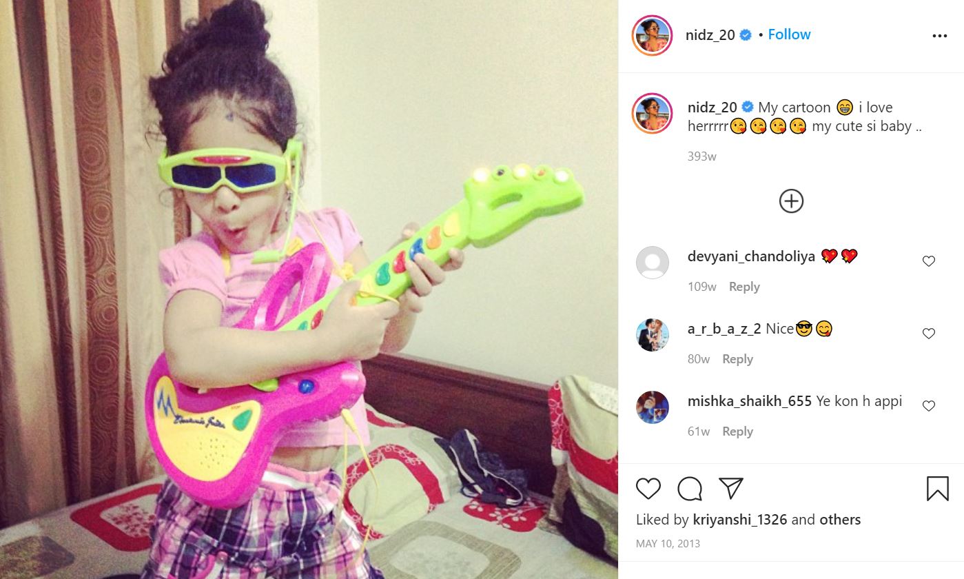 Nidhi Shah Instagram debut post