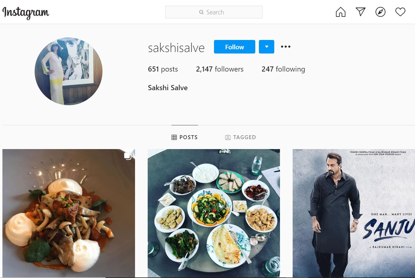 Sakshi Salve Wiki, Age, Husband, Family, Biography & More 12 Sakshi Salve Instagram account