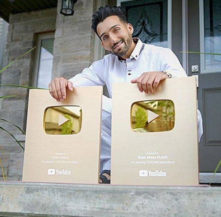 Sham Idrees Wiki, Age, Wife, Children, Height, Family, Biography & More 16 Sham Idrees won golden Youtube Buttons