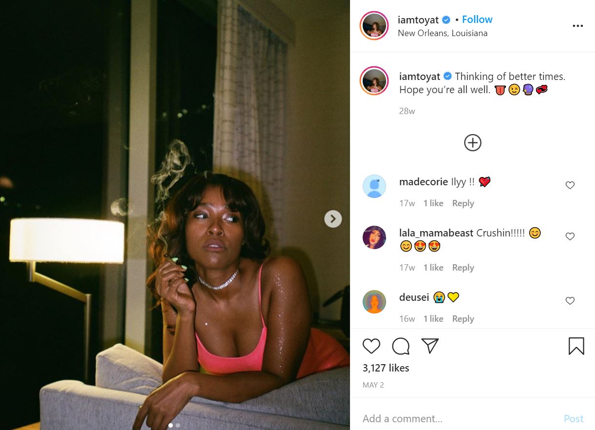 Toya Turner Age, Height, Weight, Boyfriend, Biography, Family & More 9 Toya Turner Instagram debut post