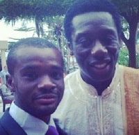 Williams Uchemba: Wiki, Age, Wife, Net worth, Family, Biography & More 6 Williams Uchemba pictured with his favorite actor Hakeem Kae-Kazim
