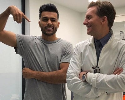 Adam Waheed Wiki, Age, Girlfriend, Height, Family, Biography & More 22 Adam Waheed photographed with his dentist Dr. Michael Apa