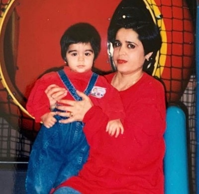 Adam Waheed Wiki, Age, Girlfriend, Height, Family, Biography & More 10 Adam Waheed's childhood picture with his mother