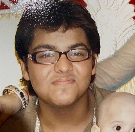 An old photo of Ashish Chanchlani