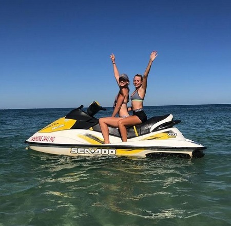 Angelina Graovac Wiki, Height, Age, Boyfriend, Net worth, Biography & More 5 Angelina Graovac with her friend Olivia Sonnekus
