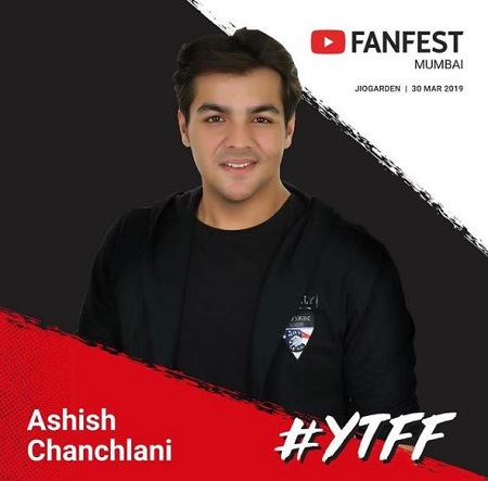 Ashish Chanchlani at Youtube FanFest