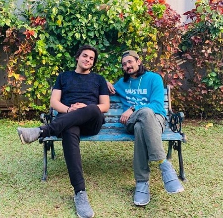 Ashish Chanchlani with his best friend Bhuvan Bam