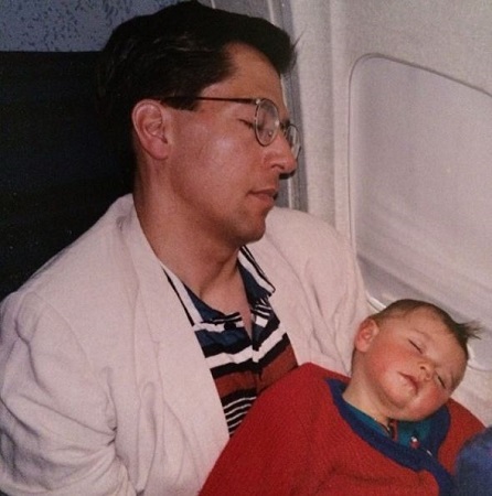 Barton Cowperthwaite Wiki, Height, Age, Girlfriend, Family, Biography & More 9 Childhood photo of Barton Cowperthwaite with his dad