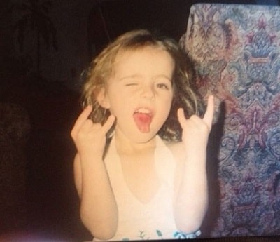 Demi Bagby Wiki, Height, Age, Boyfriend, Family, Biography & More 2 Demi Bagby's childhood picture