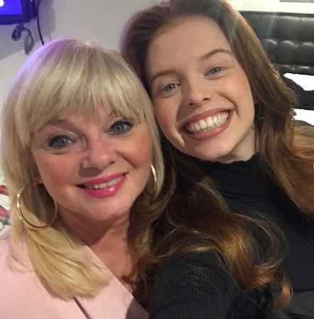 Jordan Clark with her mother Connie Tainsh