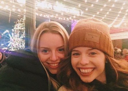 Jordan Clark with her sister Madison Tainsh