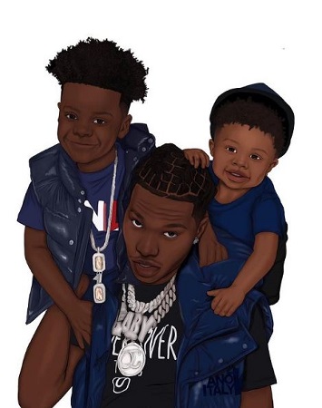 Lil Baby Height, Weight, Age, Girlfriend, Net worth, Biography & More 15 Lil Baby with his kids Jason Armani and Loyal Armani