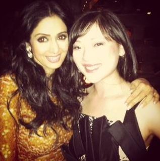 Maria Romano Wiki, Age, Husband, Net worth, Family, Biography & More 5 Maria Romano with Bollywood actress Sridevi