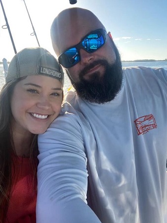Samantha Rotunda with her fiancée Dan Pixley