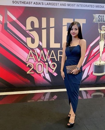 Tania Ayu Siregar at Silet award show