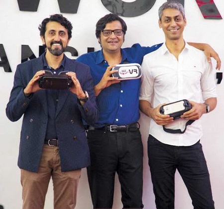 Vikas Khanchandani Wiki, Age, Wife, Net worth, Family, Biography & More 4 Vikas Khanchandani with Arnab Goswami