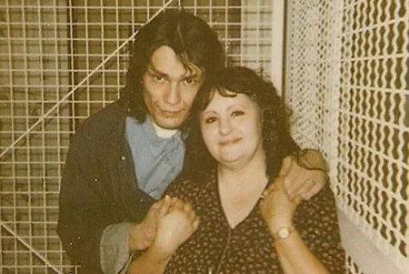 An old photo of Doreen Lioy and Richard Ramirez