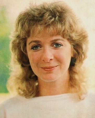An old picture of Marisa Abela's mom Caroline Abela