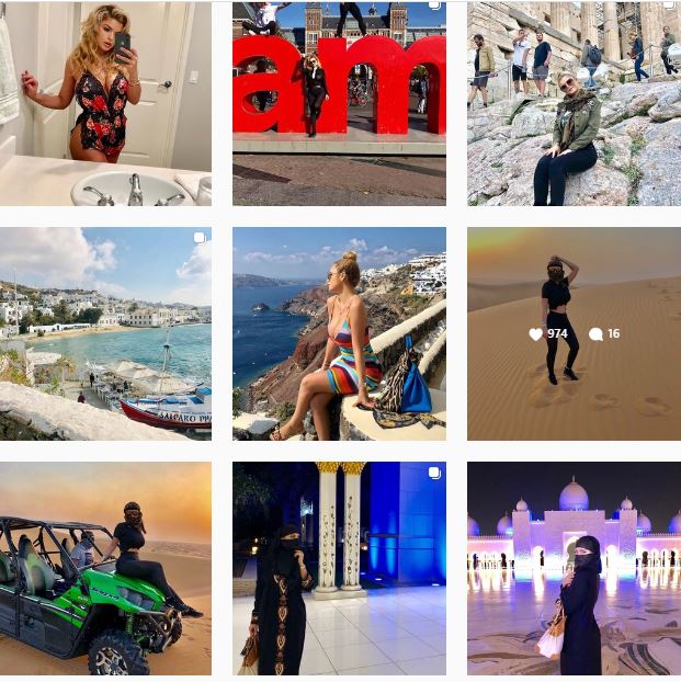 Anna Monroe loves traveling