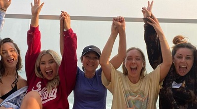 Ashley Nichole with her friends