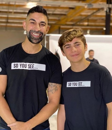 Ayden Mekus with Dhar Mann
