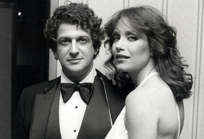 Barry Roberts and Tanya Roberts snapped during party
